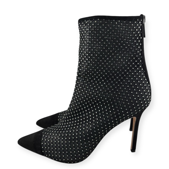 Veronica Beard 'Lisa' Rhinestone Mesh Booties - Picture 3 of 5